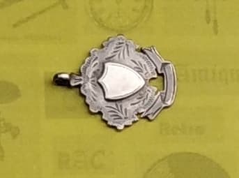 Small Antique Sterling Silver Watch Fob